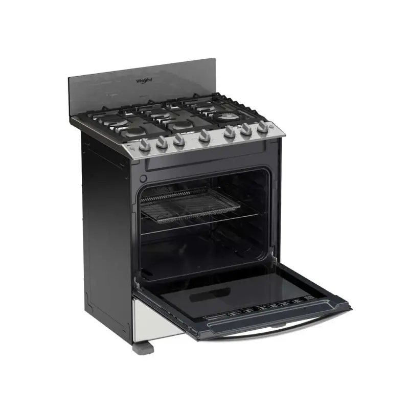 ESTUFA A GAS WHIRLPOOL DE 30" CON HORNO XPERT AIR FRY LWFR5050